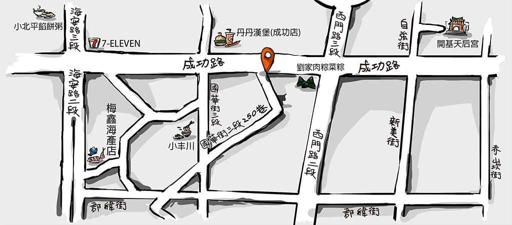 Rest Backpacker Hostel Tainan Luaran gambar